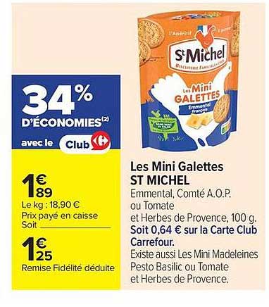 St Michel Les Mini Galettes