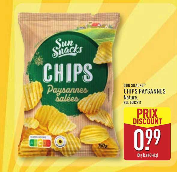 Sun Snacks CHIPS PAYSANNES