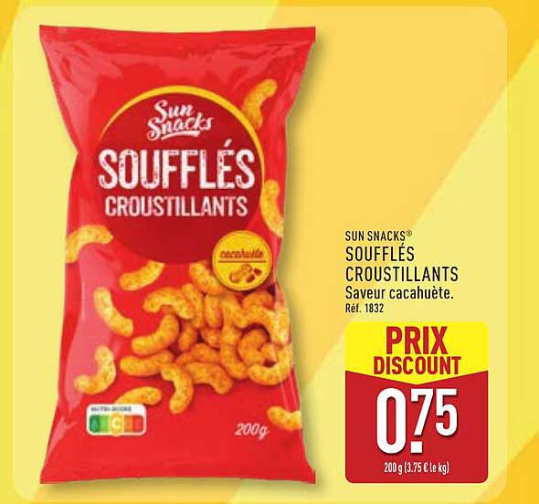 Sun Snacks Soufflés Croustillants