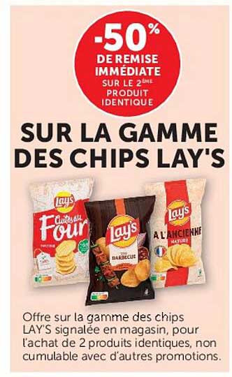 SUR LA GAMME DES CHIPS LAY'S