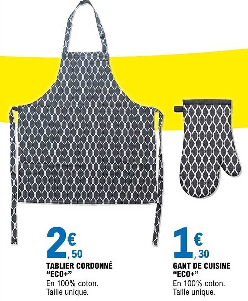 TABLIER CORDONNÉ ECO+