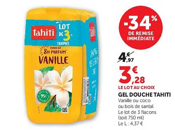 Tahiti Gel douche Tahiti