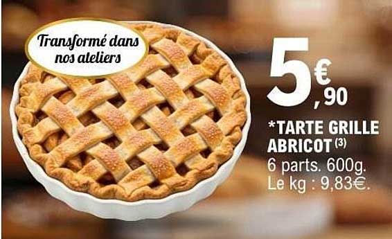 TARTE GRILLE ABRICOT