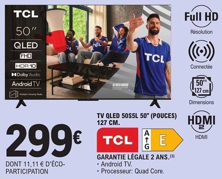 TCL TV QLED 50S5L