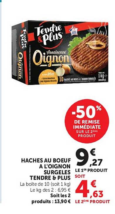 Tendre & Plus Assaisonné Oignon