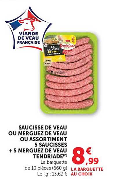 Tendriade Saucisse de veau