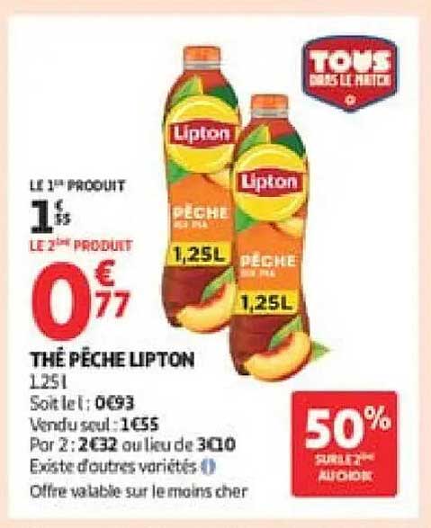 THÉ PÊCHE LIPTON