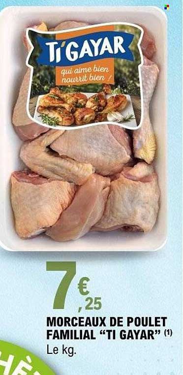 Ti Gayar Morceaux de poulet familial