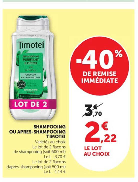 Timotei Shampooing