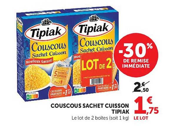 Tipiak Couscous Sachet Cuisson