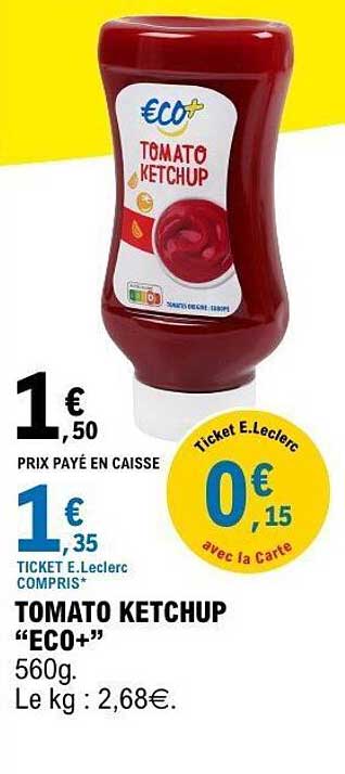 TOMATO KETCHUP "ECO+
