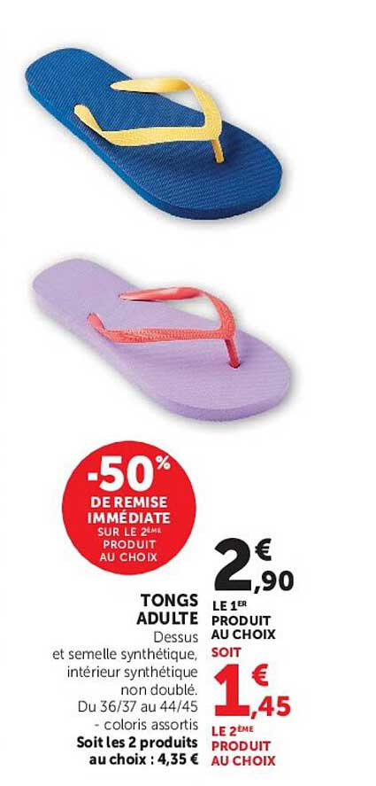 TONGS ADULTE