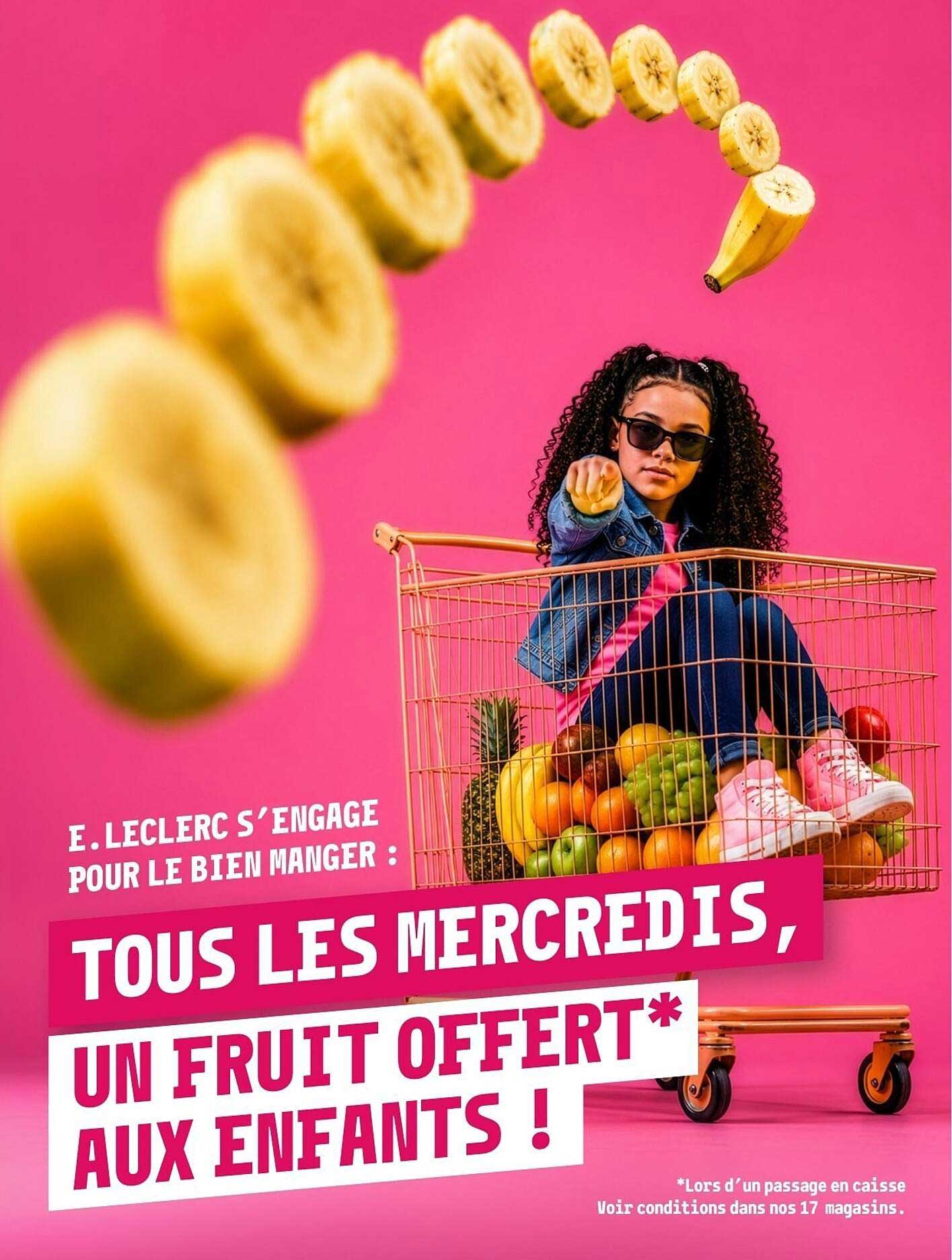TOUS LES MERCREDIS, UN FRUIT OFFERT AUX ENFANTS !