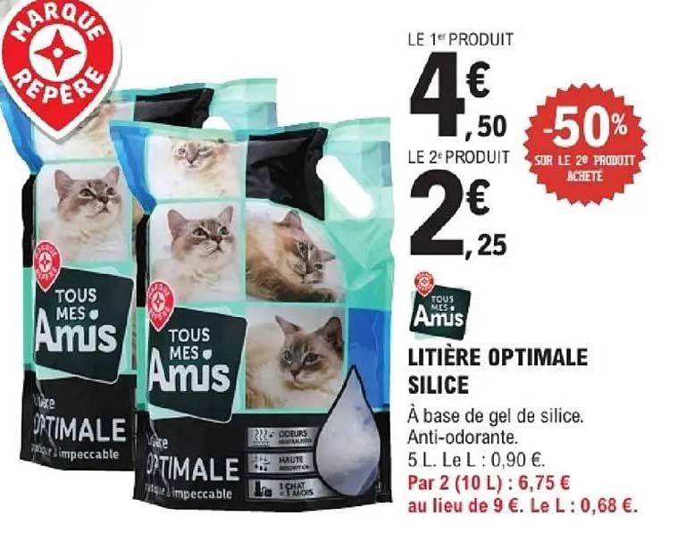 Tous Mes Amis Litière Optimale Silice