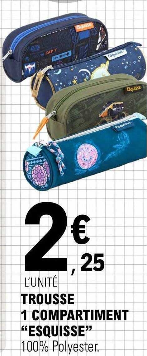 TROUSSE 1 COMPARTIMENT “ESQUISSE”