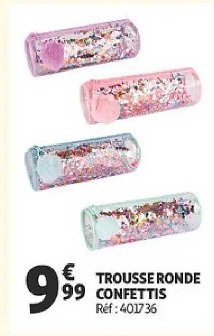 TROUSSE RONDE CONFETTIS