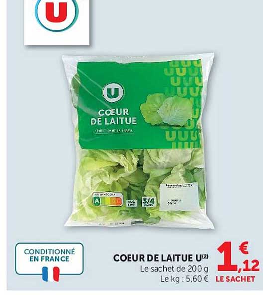 U COEUR DE LAITUE