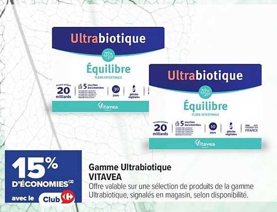 Ultrabiotique Équilibre