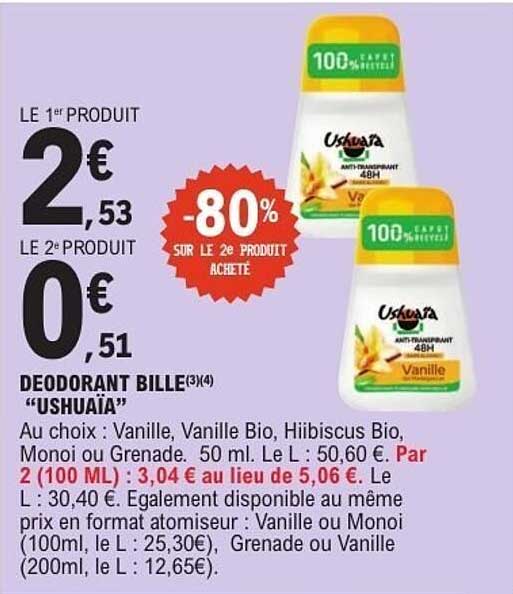 Ushuaïa Deodorant bille