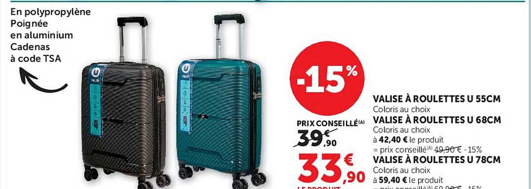VALISE À ROULETTES U