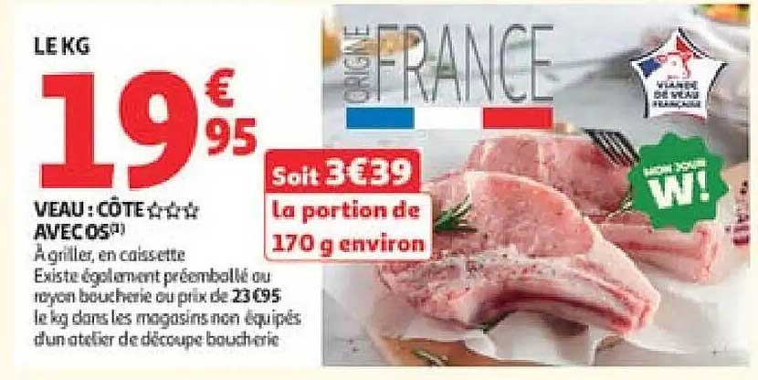 VEAU : CÔTE