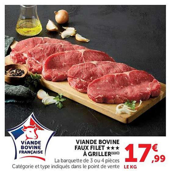 VIANDE BOVINE FAUX FILET