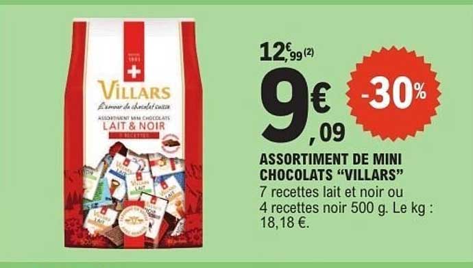 Villars ASSORTIMENT MINI CHOCOLATS