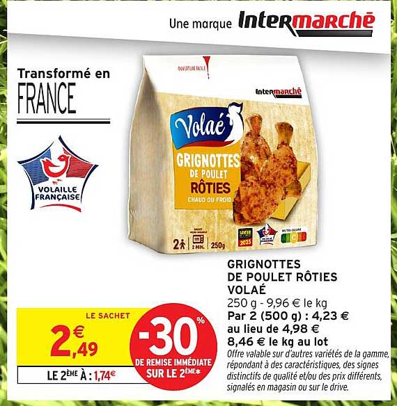 Volaé Grignottes de poulet rôties