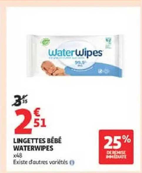 WaterWipes Lingettes bébé