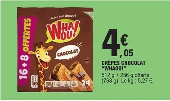 Whaou! Crêpes chocolat
