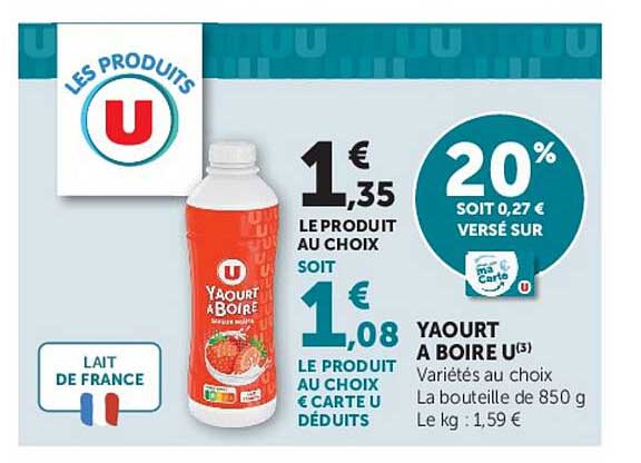 YAOURT A BOIRE U
