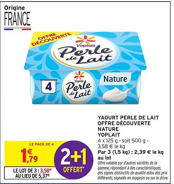 Yoplait Perle de Lait