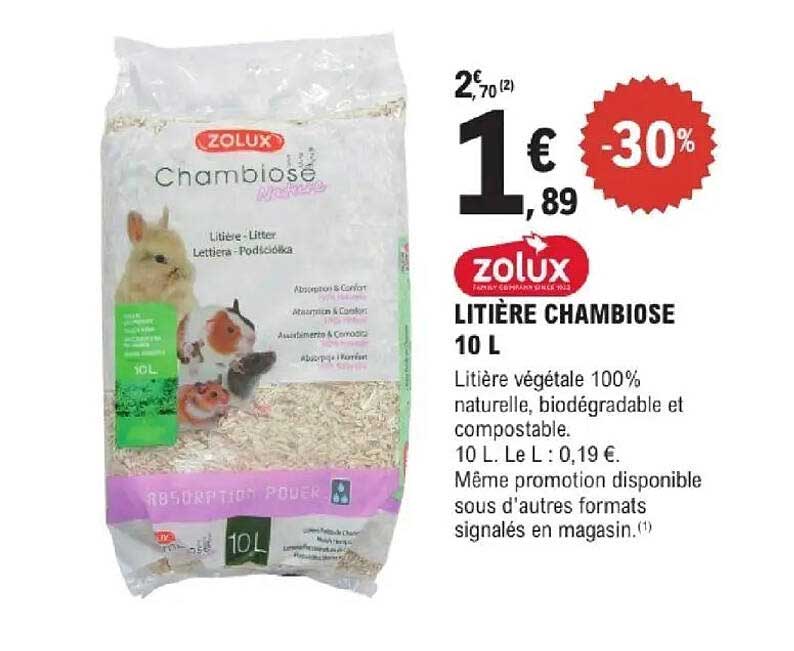 Zolux Litière Chambiose