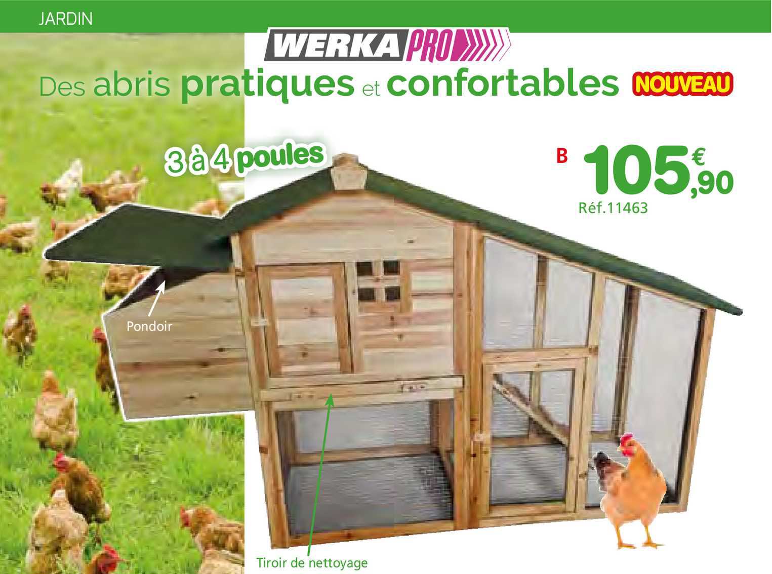 abris pratiques et confortables werka pro