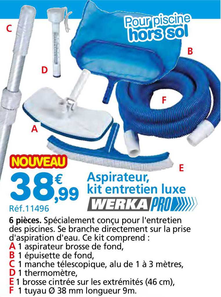 aspirateur, kit entretien lux werka pro