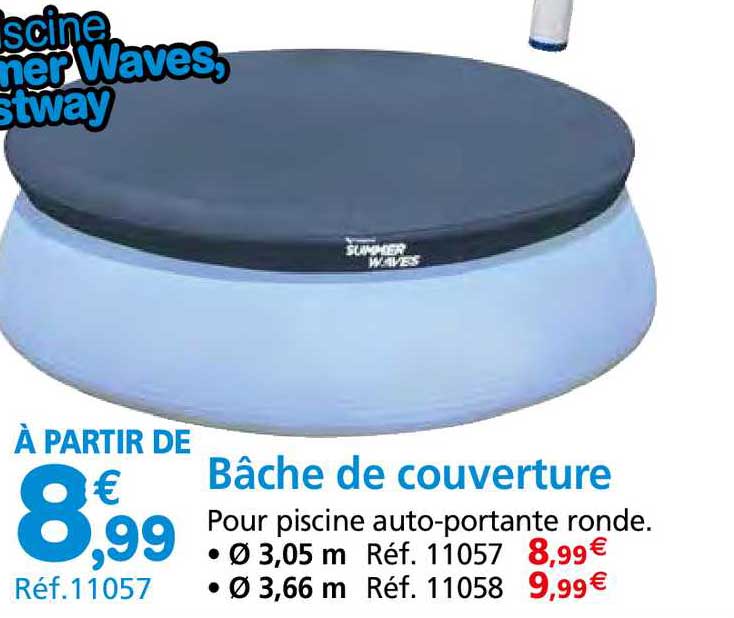 bâche de couverture summer waves