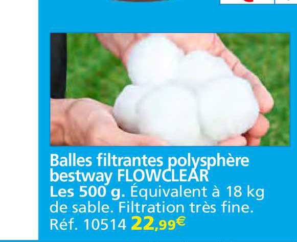 Balles Filtrantes Polysphère Bestway Flowclear