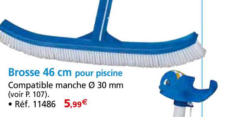 Brosse 46 Cm Pour Piscine