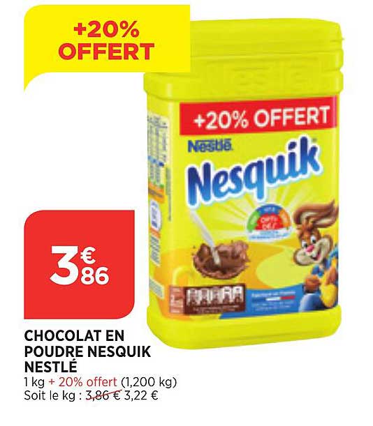 Chocolat En Poudre Nesquik Nestlé