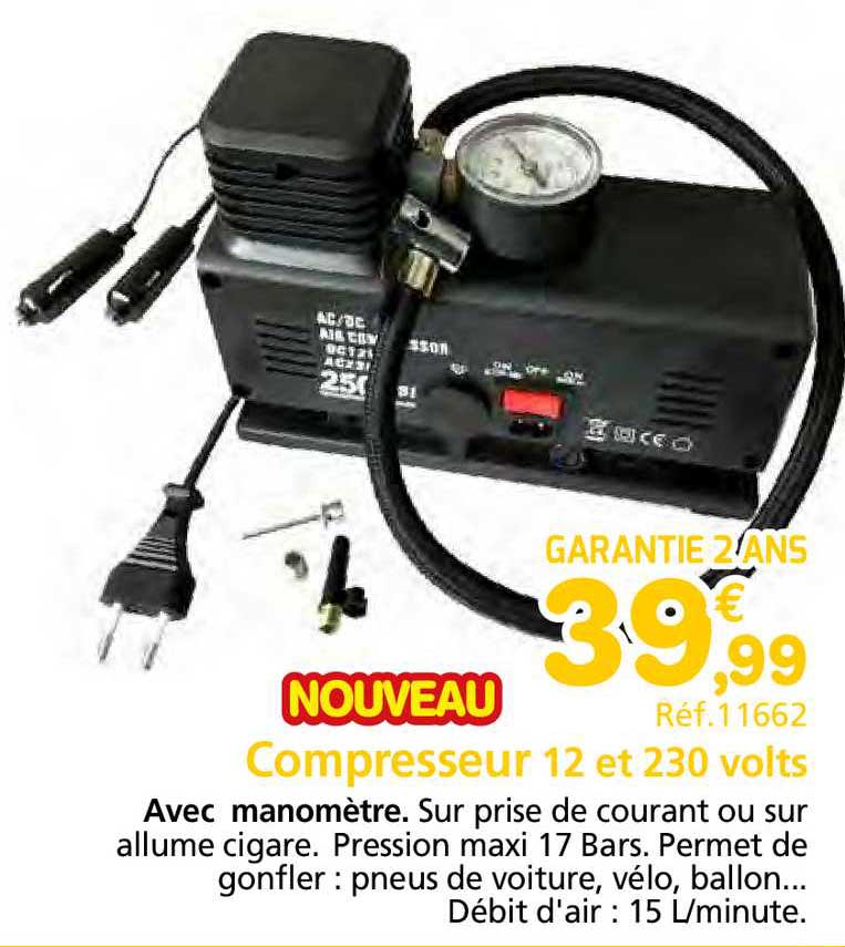 compresseur 12 et 230 volts