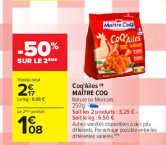 coq'ailes maître coq