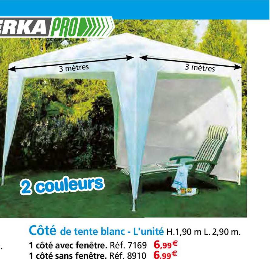 Côté De Tente Blanc