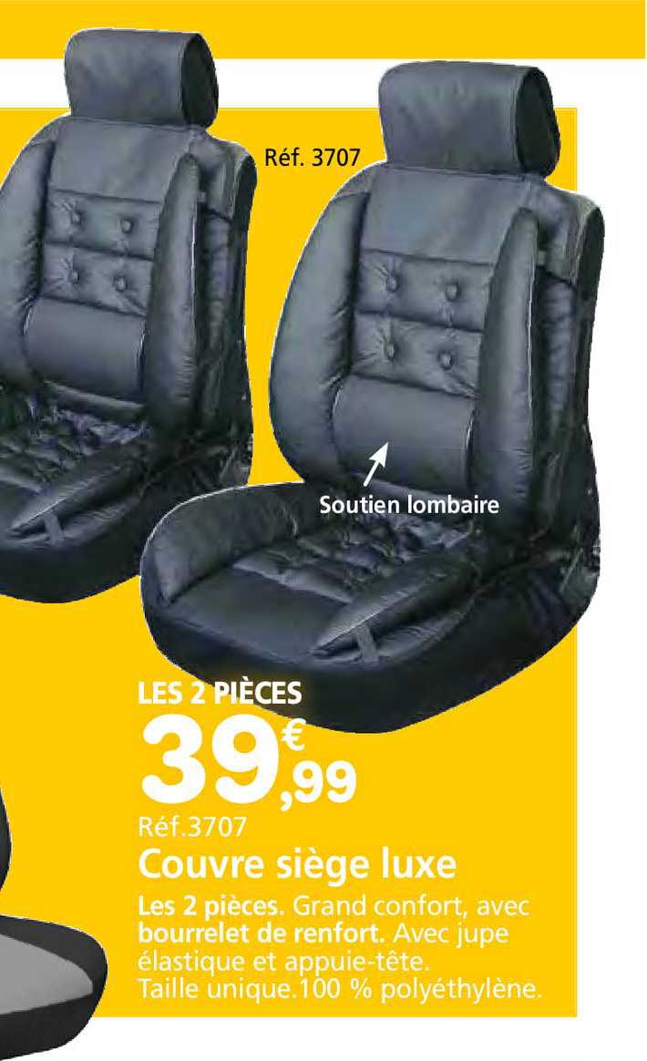 couvre siège luxe