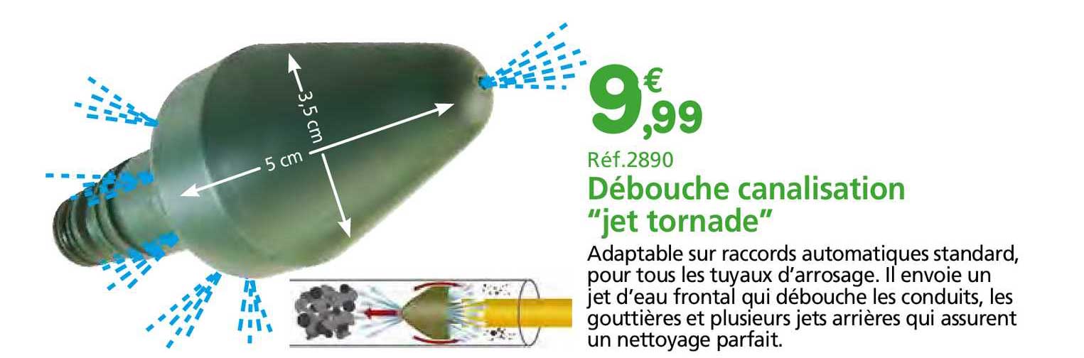 débouche canalisation "jet tornade"
