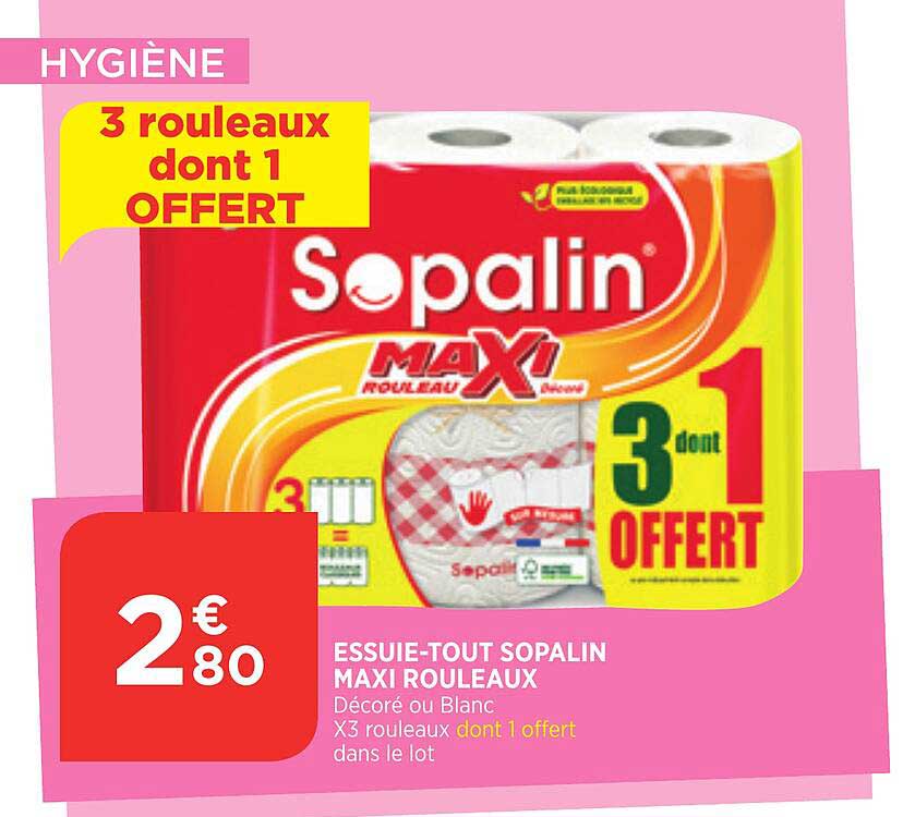 Essuie-tout Sopalin Maxi Rouleaux