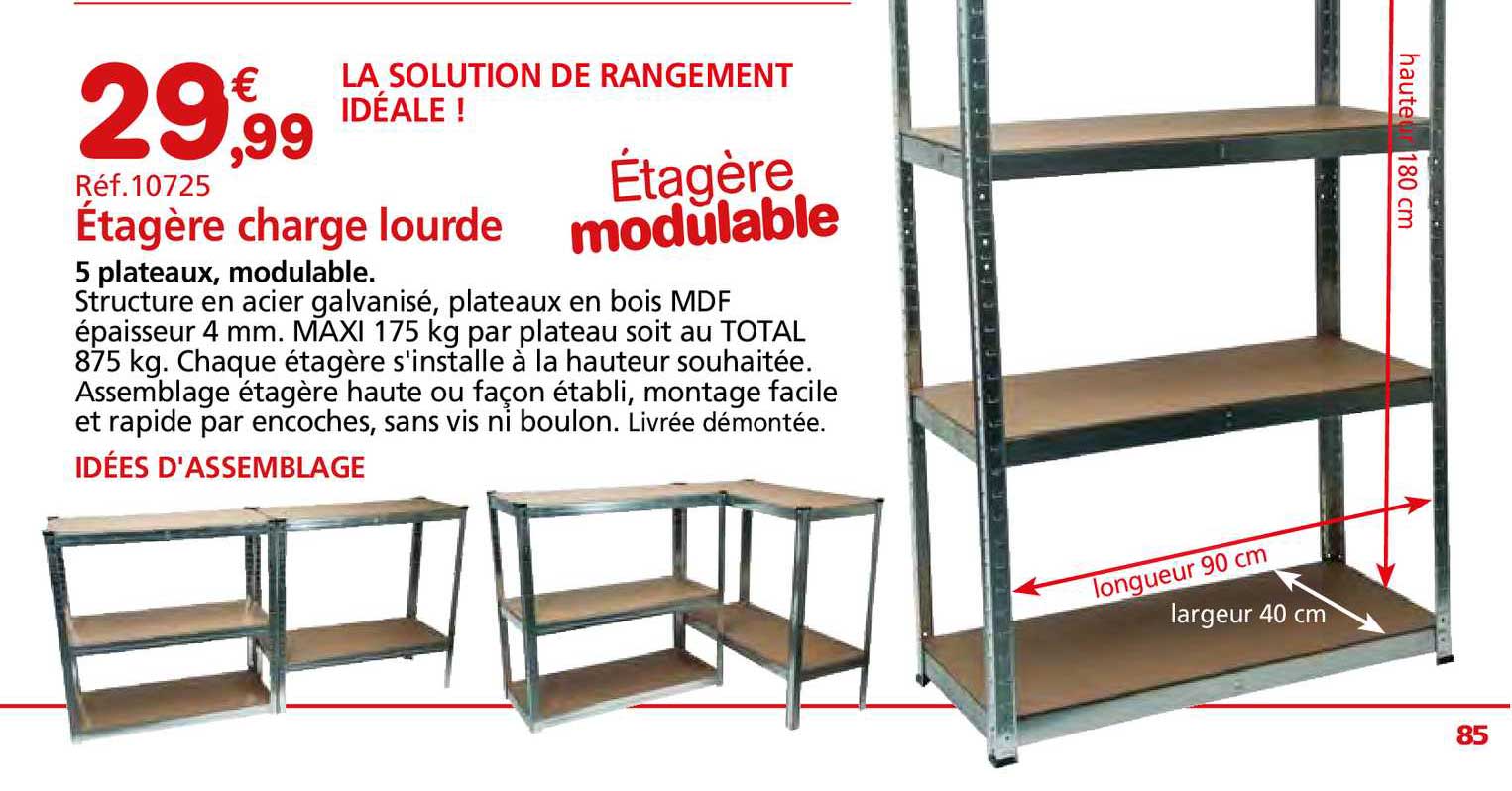 étagère charge lourde