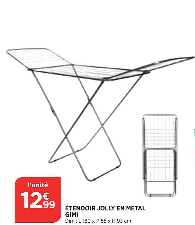 étendoir Jolly En Métal Gimi