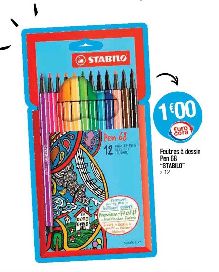 feutres à dessin pen 68 "stabilo"