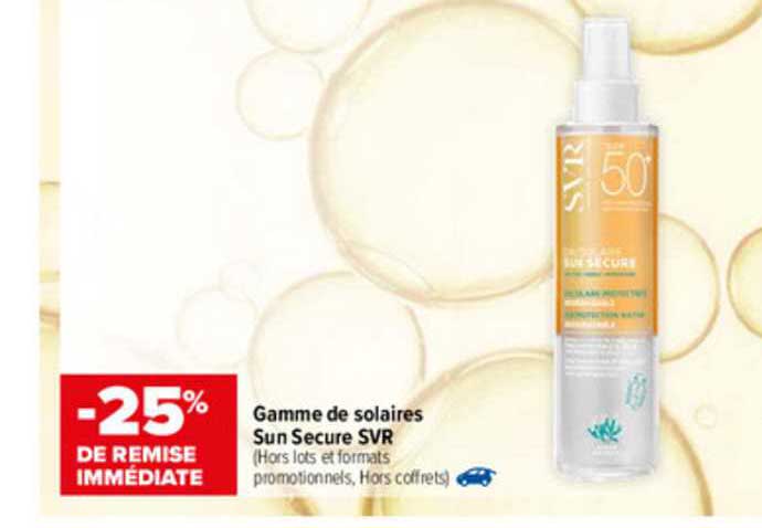 gamme de solaires sun secure svr