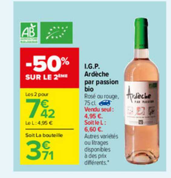 i.g.p. ardèche par passion bio
